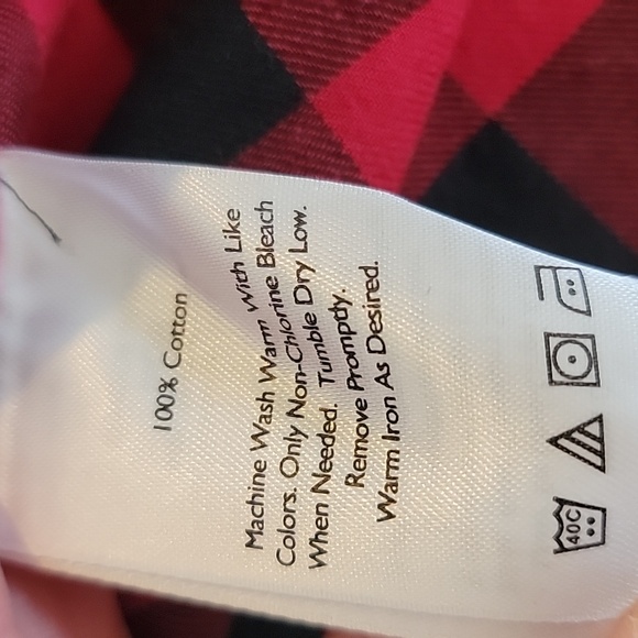 NWT, Eddie Bauer Shirtdress in Buffalo Check or Buffalo Plaid - Picture 16 of 17